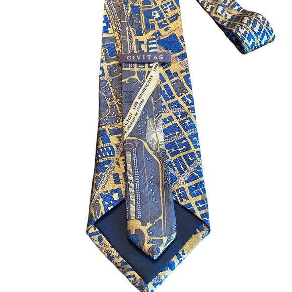 Civitas Washington 1998 Cityscape Silk Necktie - Picture 5 of 8
